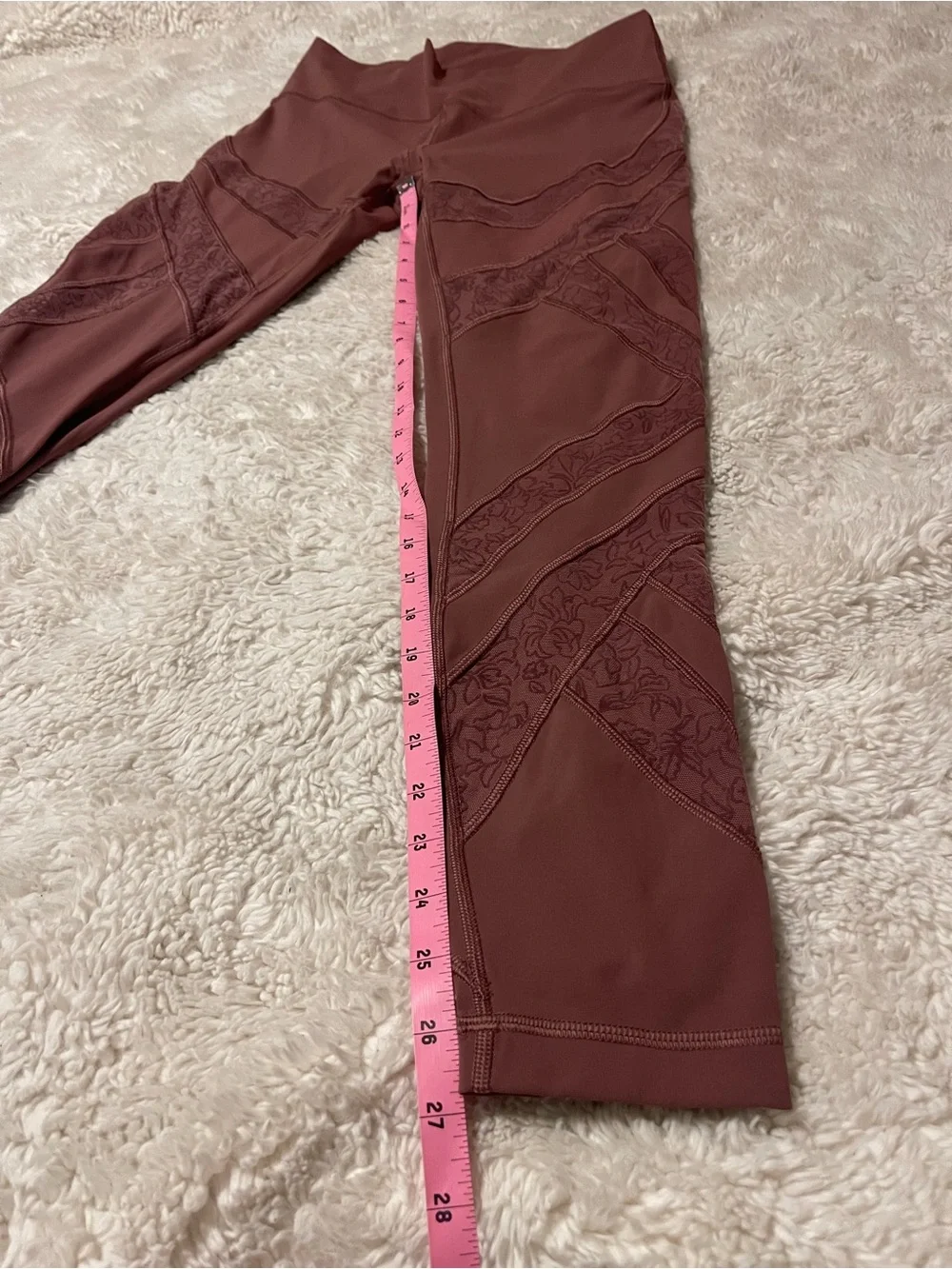 Lululemon Wunder Under High-Rise Tight Flocked 28